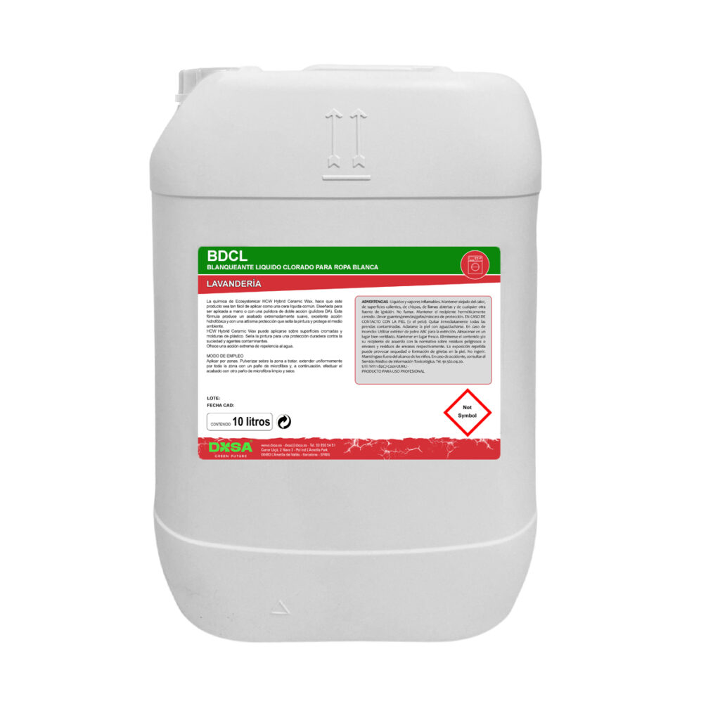 BDCL Blanqueante líquido clorado para ropa blanca