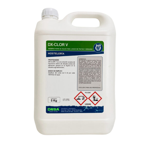 DX-CLOR V - Desincrustante para Lavado de Frutas y Verduras