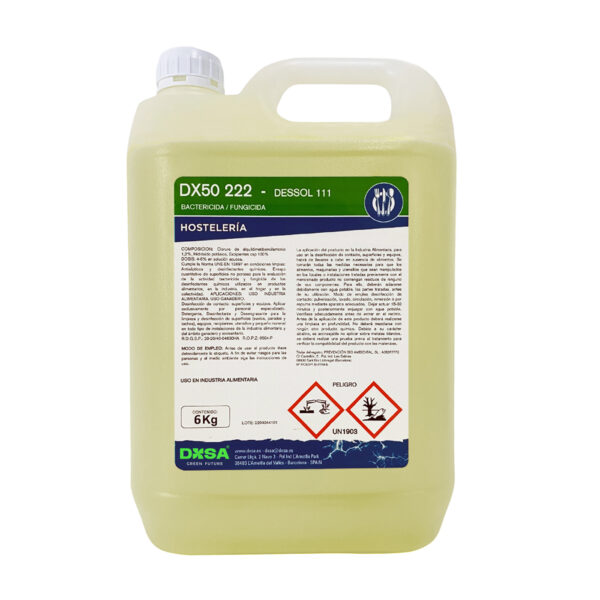 DX50 222 - Desengrasante Bactericida y Fungicida