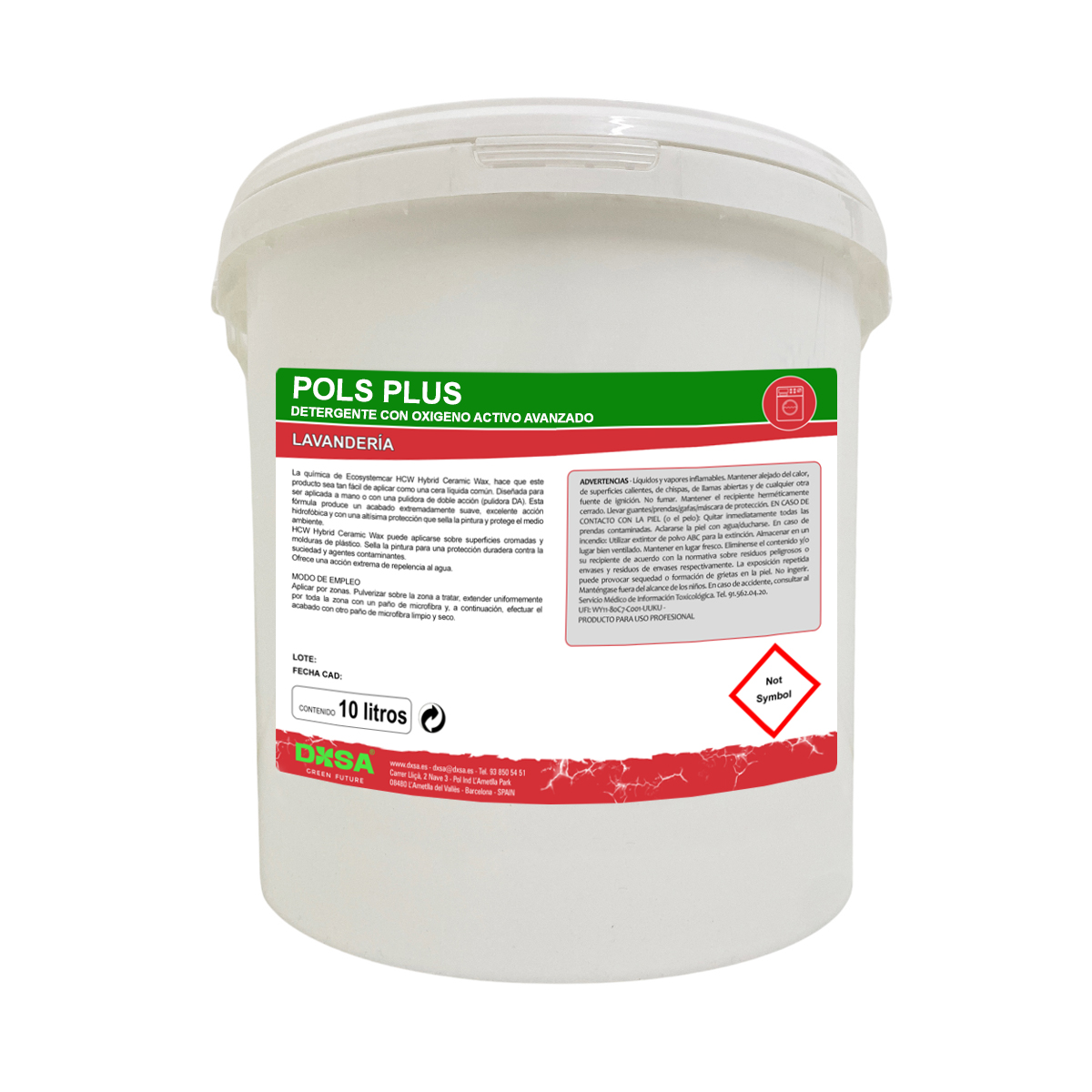 POLS-PLUS Detergente en polvo con oxígeno activo avanzado