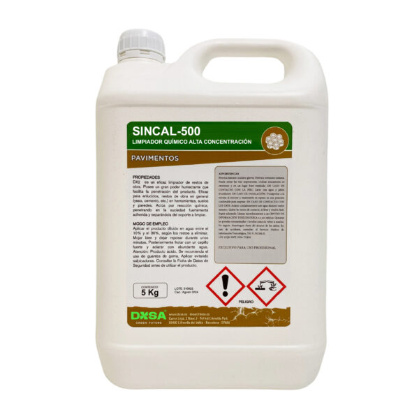 SINCAL-500 High Concentration Chemical Cleaner