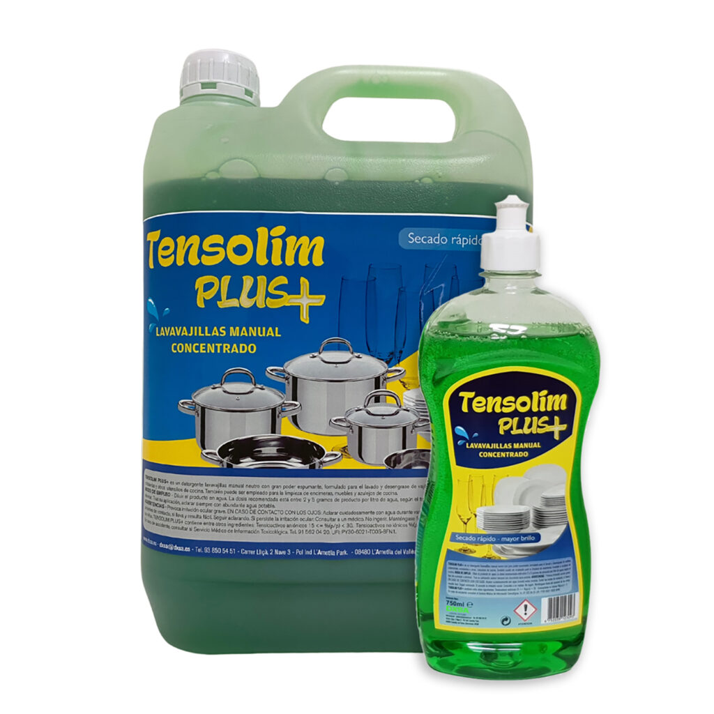TENSOLIM PLUS - Lavavajillas Ecológico Ultra Concentrado - Limpieza Superior
