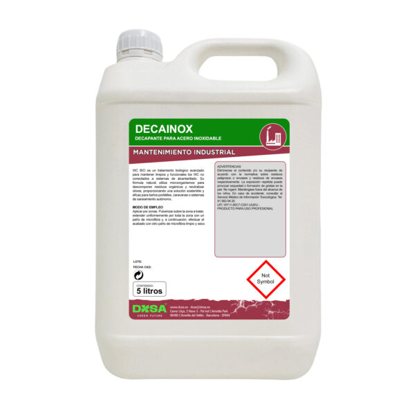 DECAINOX Decapante de soldaduras para acero inoxidable