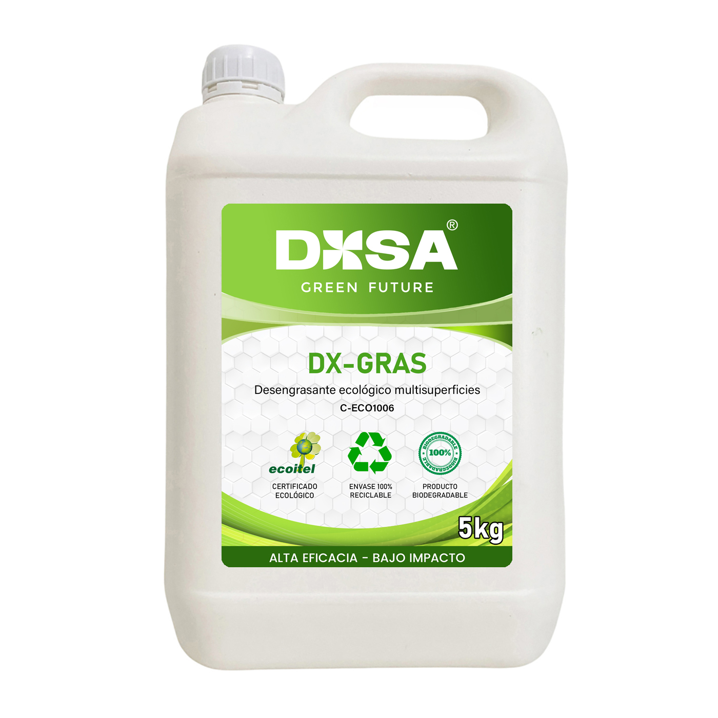 DXGRAS - Desengrasante ecológico multisuperficies