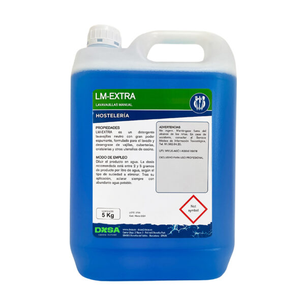 LM-EXTRA - Antibacterial Manual Dishwasher - Cleaning and Protection