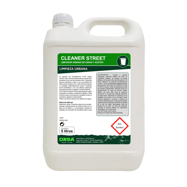 CLEANER STREET Limpiador urbano de ceras y aceites