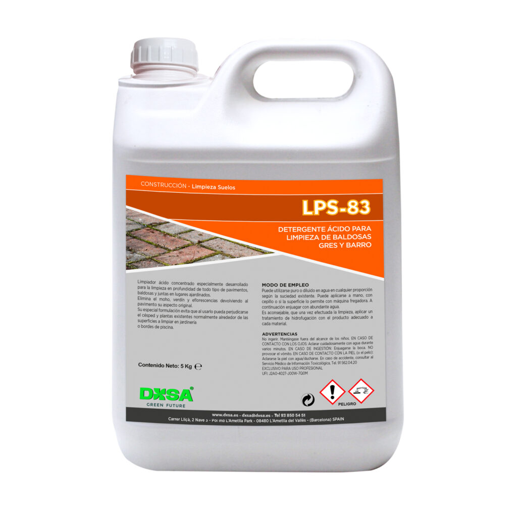 LPS-83 Detergente ácido para limpieza barro