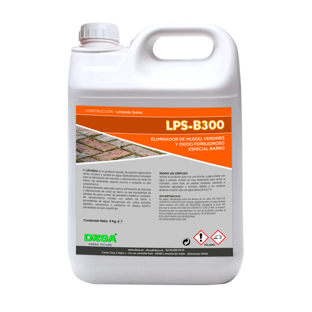LPS-B300 Eliminador de musgo, verdines y óxido