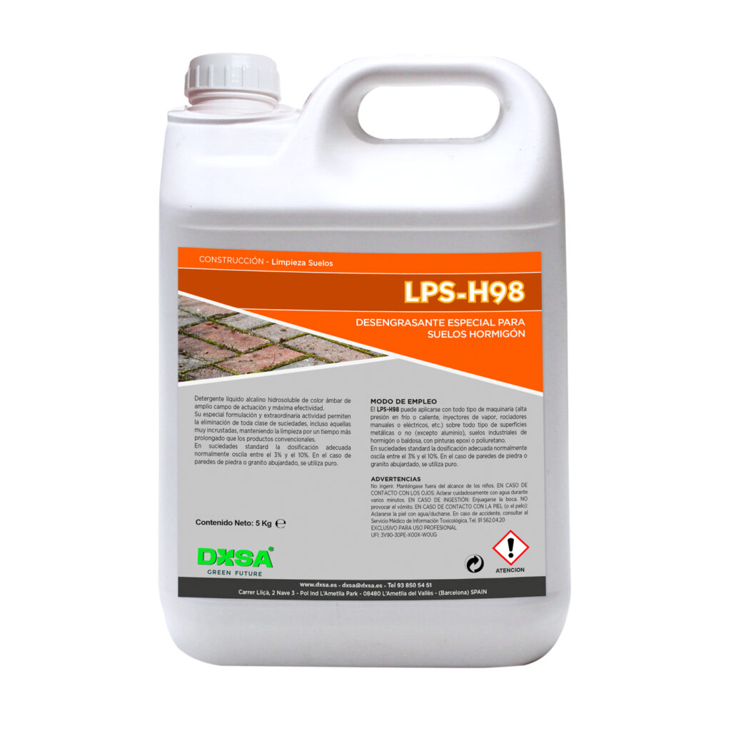 LPS-H98 Desengrasante para suelos de hormigón