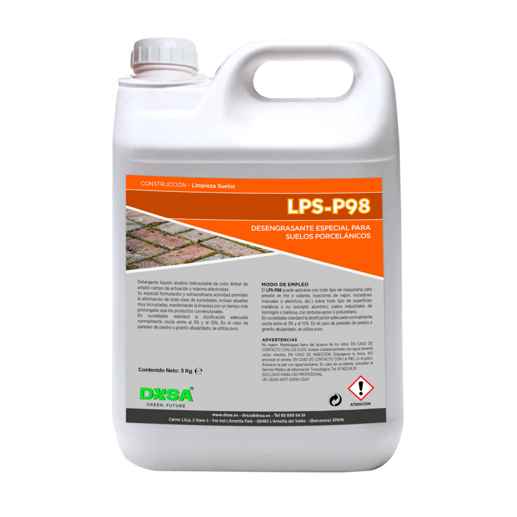 LPS-P98 Desengrasante para suelos porcelánicos