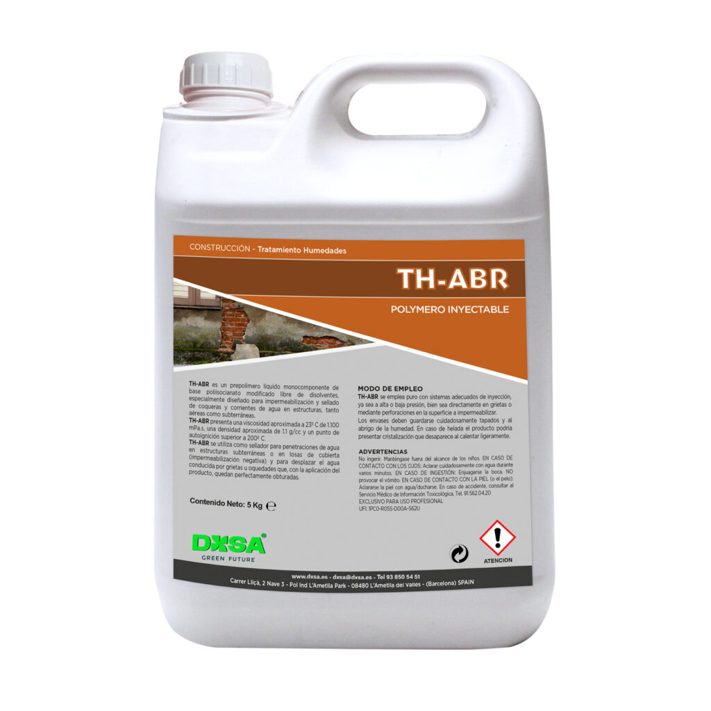 TH-ABR Polímero inyectable para reparación y sellado