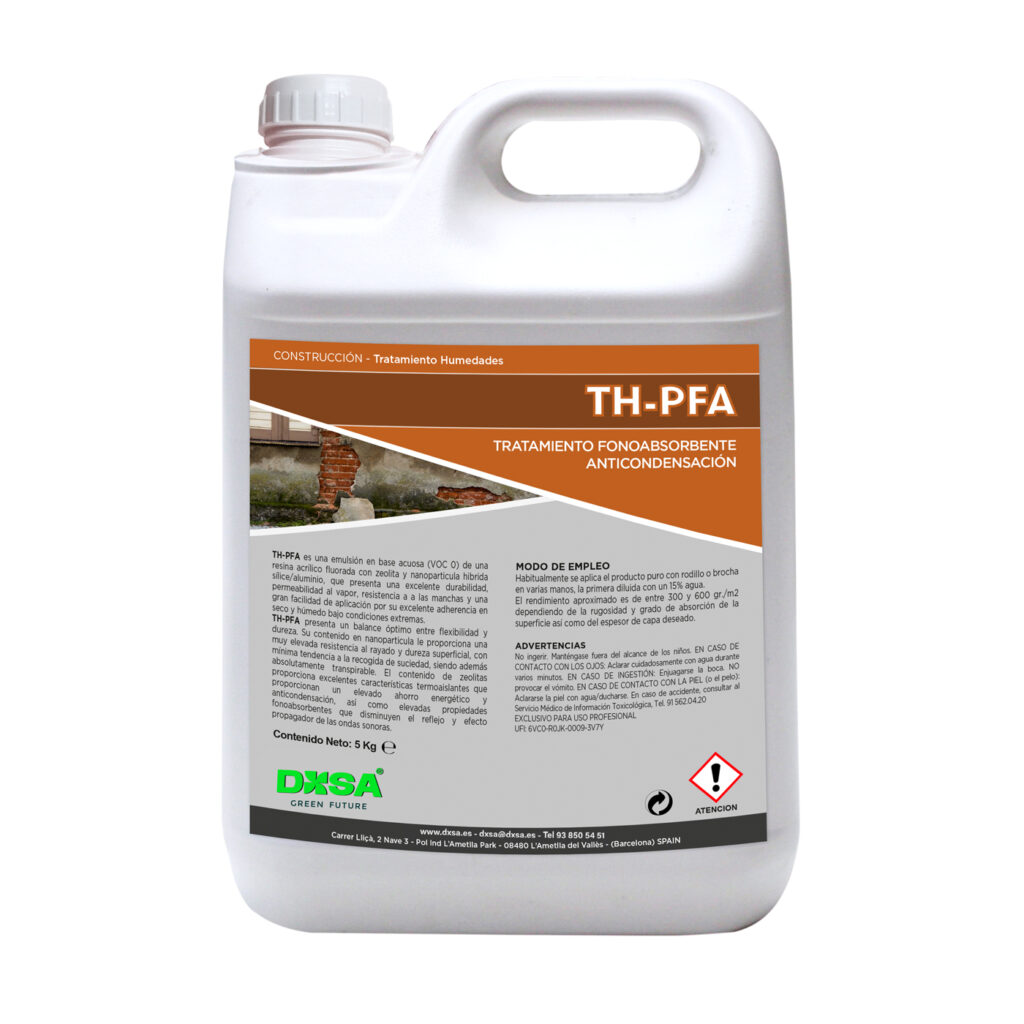 TH-PFA Tratamiento fonoabsorbente anticondensación