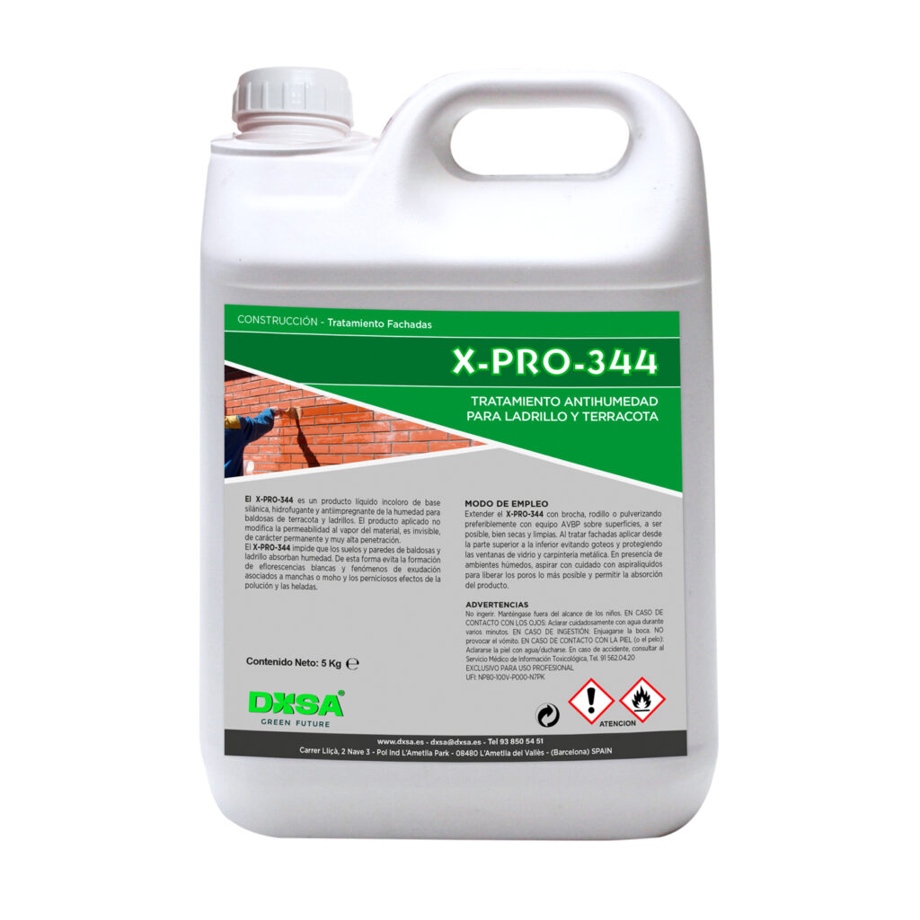 X-PRO-344 Tratamiento antihumedad para ladrillo