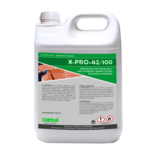 X-PRO-42/100 Protector antimanchas y antihumedad con efecto mojado