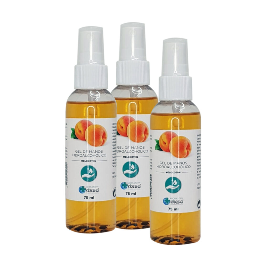 GEL HIDROALCOHOLICO MELOCOTÓN Desinfectante aroma melocotón