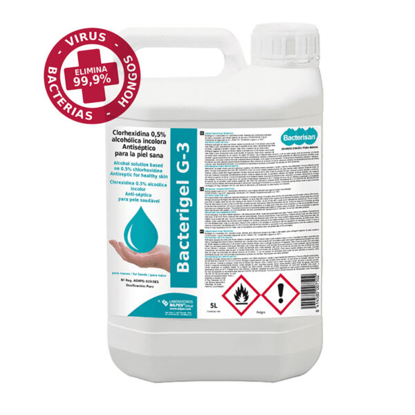 BACTERIGEL G-3 - Antiseptic, Virucidal and Bactericidal Gel