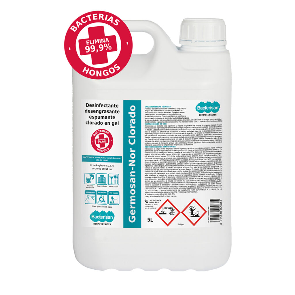GERMOSAN NOR CLORADO Desinfectante clorado en gel