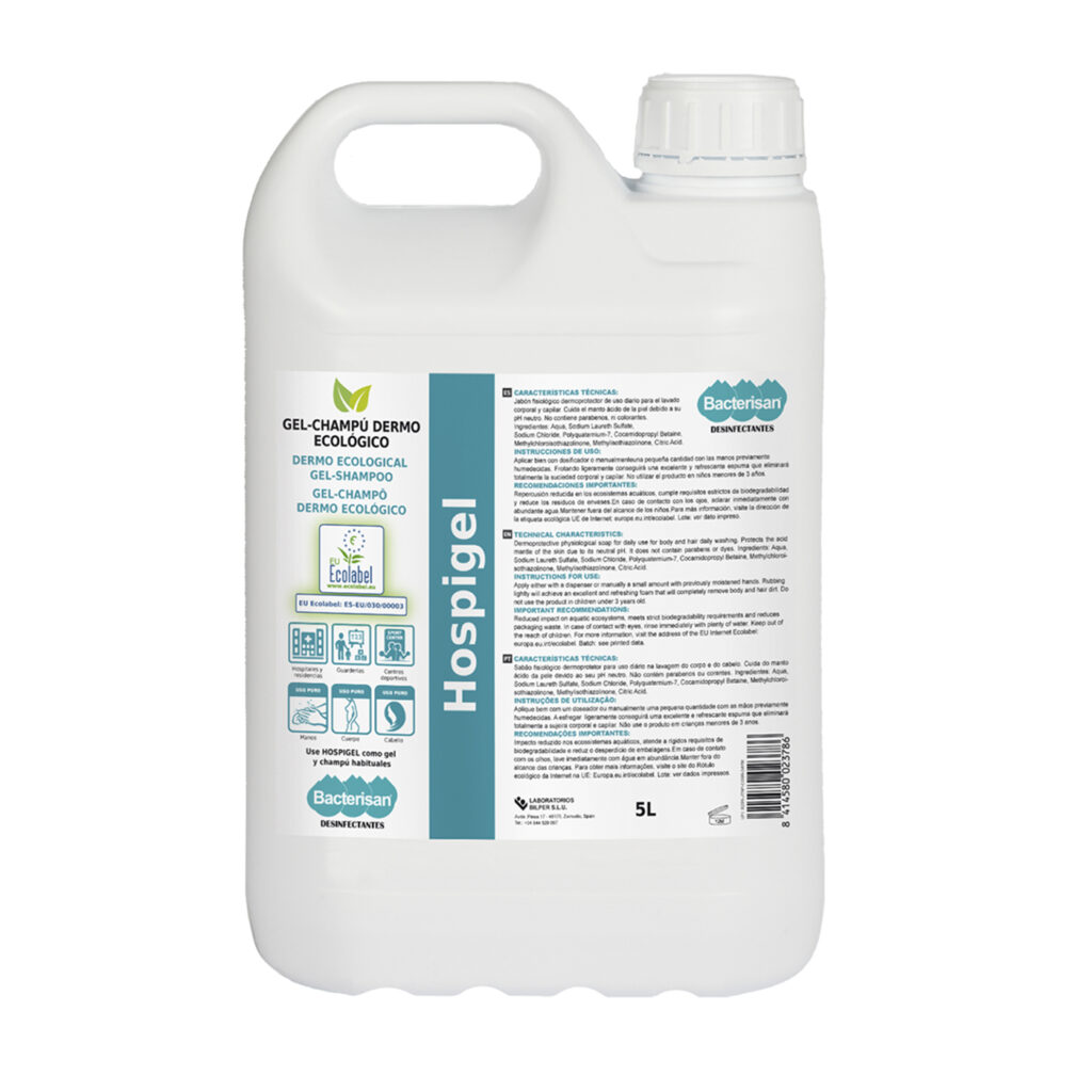 HOSPIGEL Gel champú dermo ecológico para uso diario