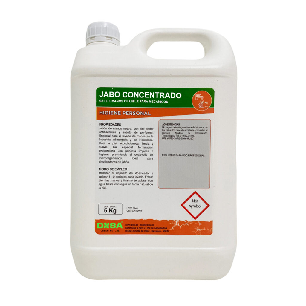 CONCENTRATED SOAP Concentrated soap for difficult soils