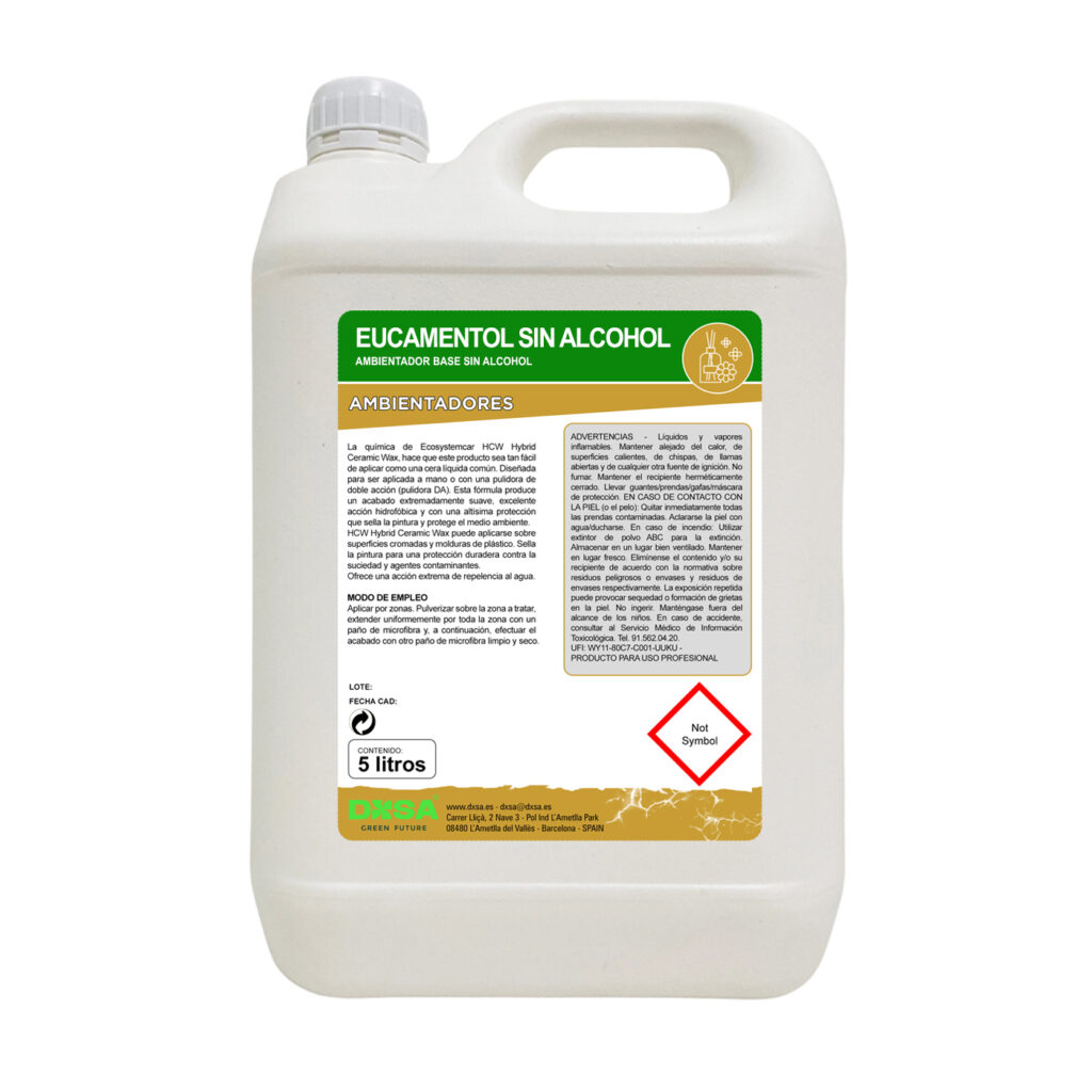 EUCAMENTOL SIN ALCOHOL Ambientador con aroma intenso y refrescante