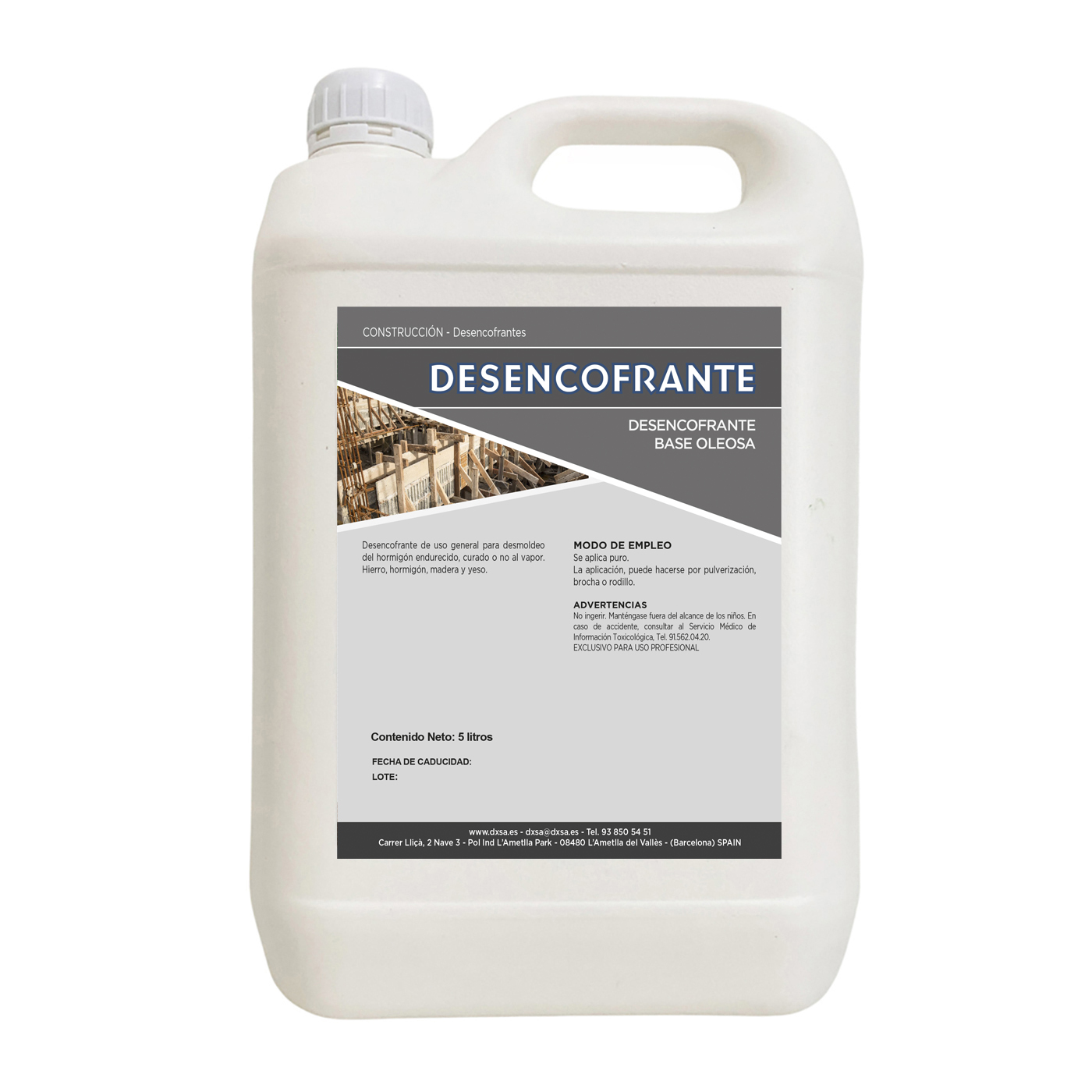 DESENCOFRANTE - Base oleosa