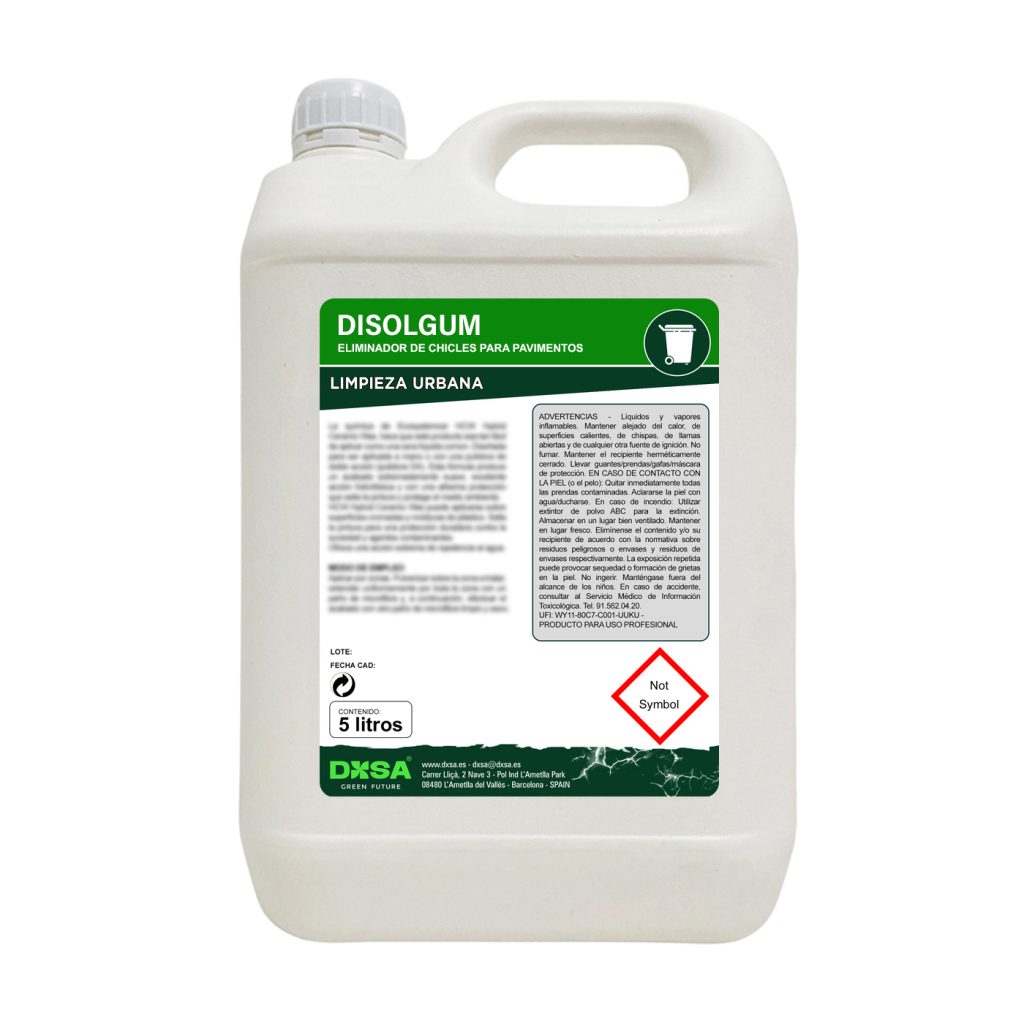 DISOLGUM - Eliminador de chicles para pavimentos