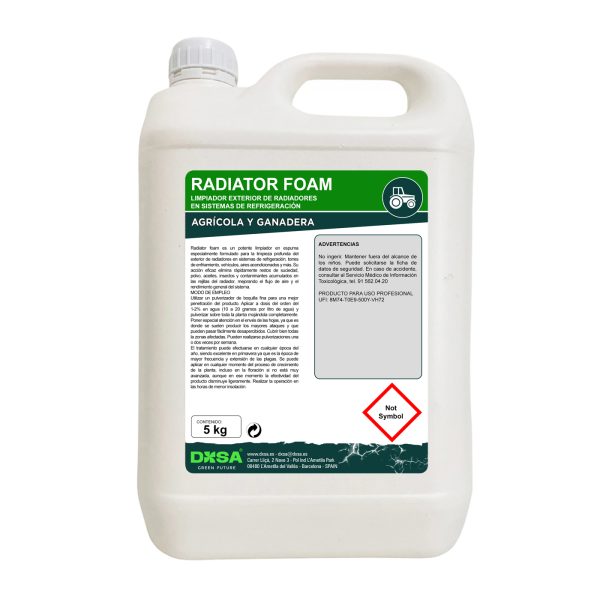 SCHIUMA RADIATORE - Detergente esterno per radiatori per sistemi di raffreddamento.