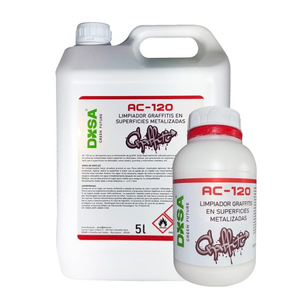 AC-120 - Limpiador Graffiti en superficies metalizadas