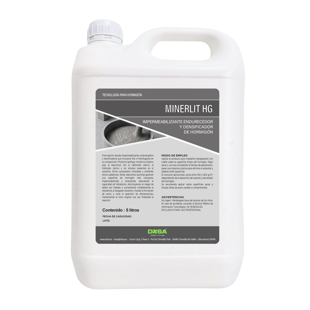 MINERLIT HG - Impermeabilizante endurecedor y densificador