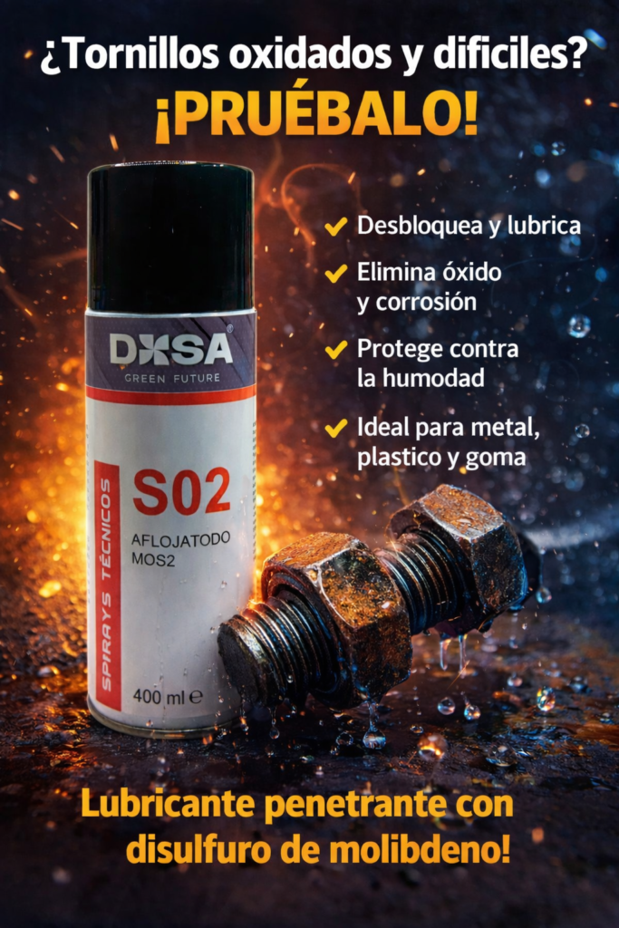 Aflojatodo MoS Lubricante penetrante con molibdeno