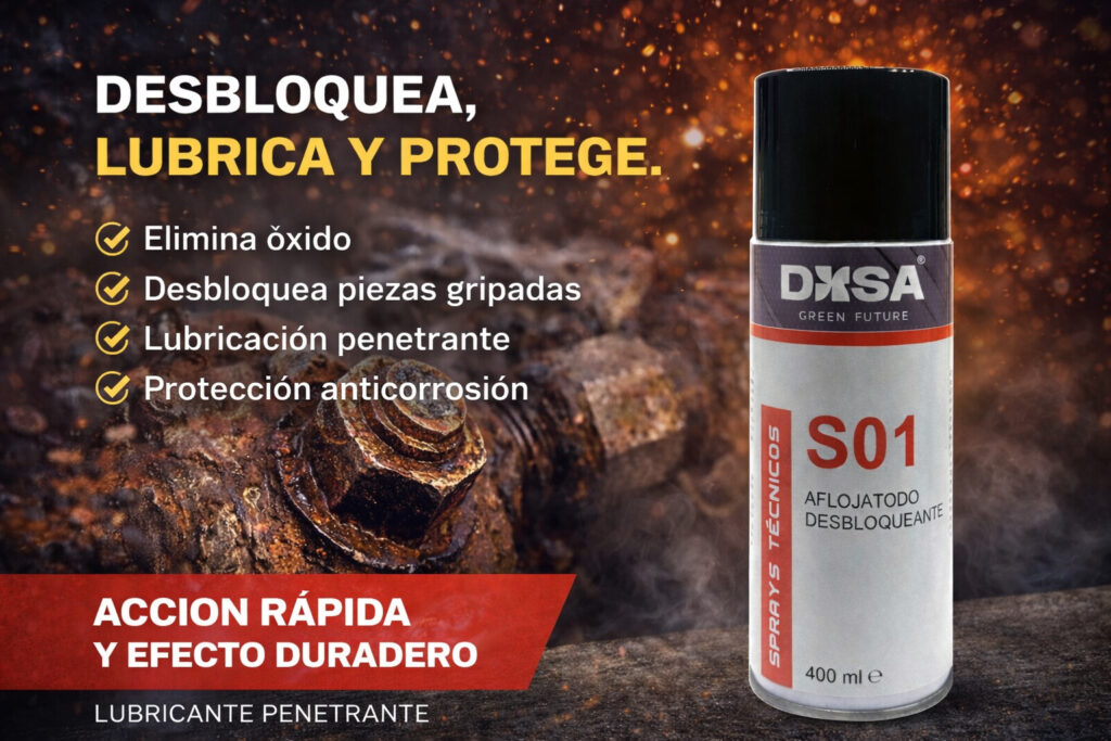 S-01 Aflojatodo deslubricante el lubricante perfecto