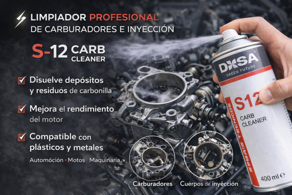 S-12 Limpiador carburadores y elementos inyección foto