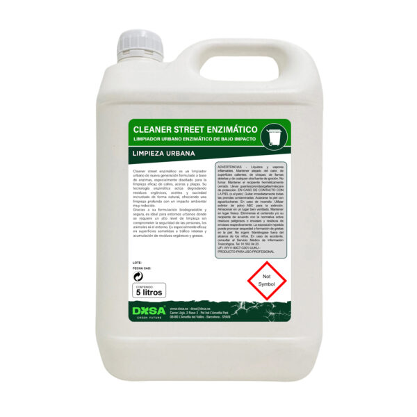 CLEANER STREET ENZIMATICO Limpiador urbano enzimatico de bajo impacto