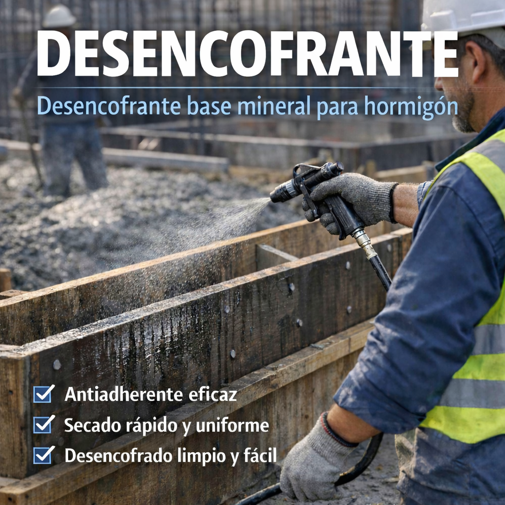 Desencofrante base mineral