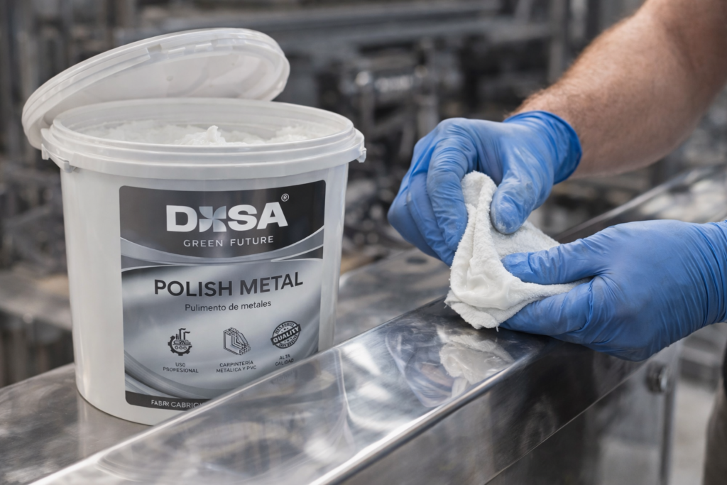 METAL POLISH – Limpiador y pulidor para superficies metálicas