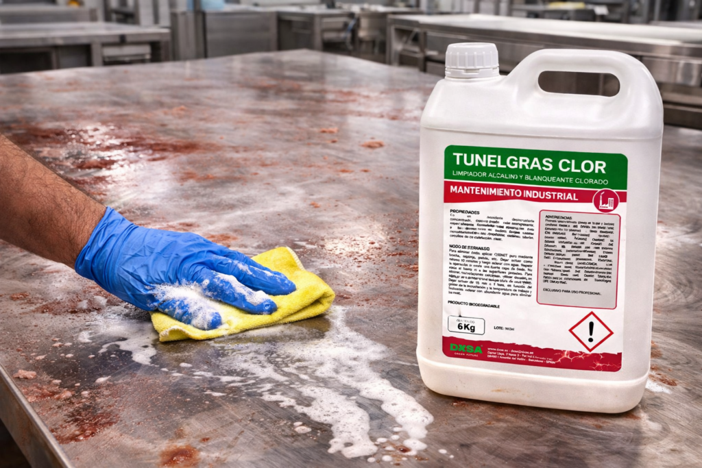 TUNELGRAS CLOR - – Limpiador alcalino y blanqueante clorado