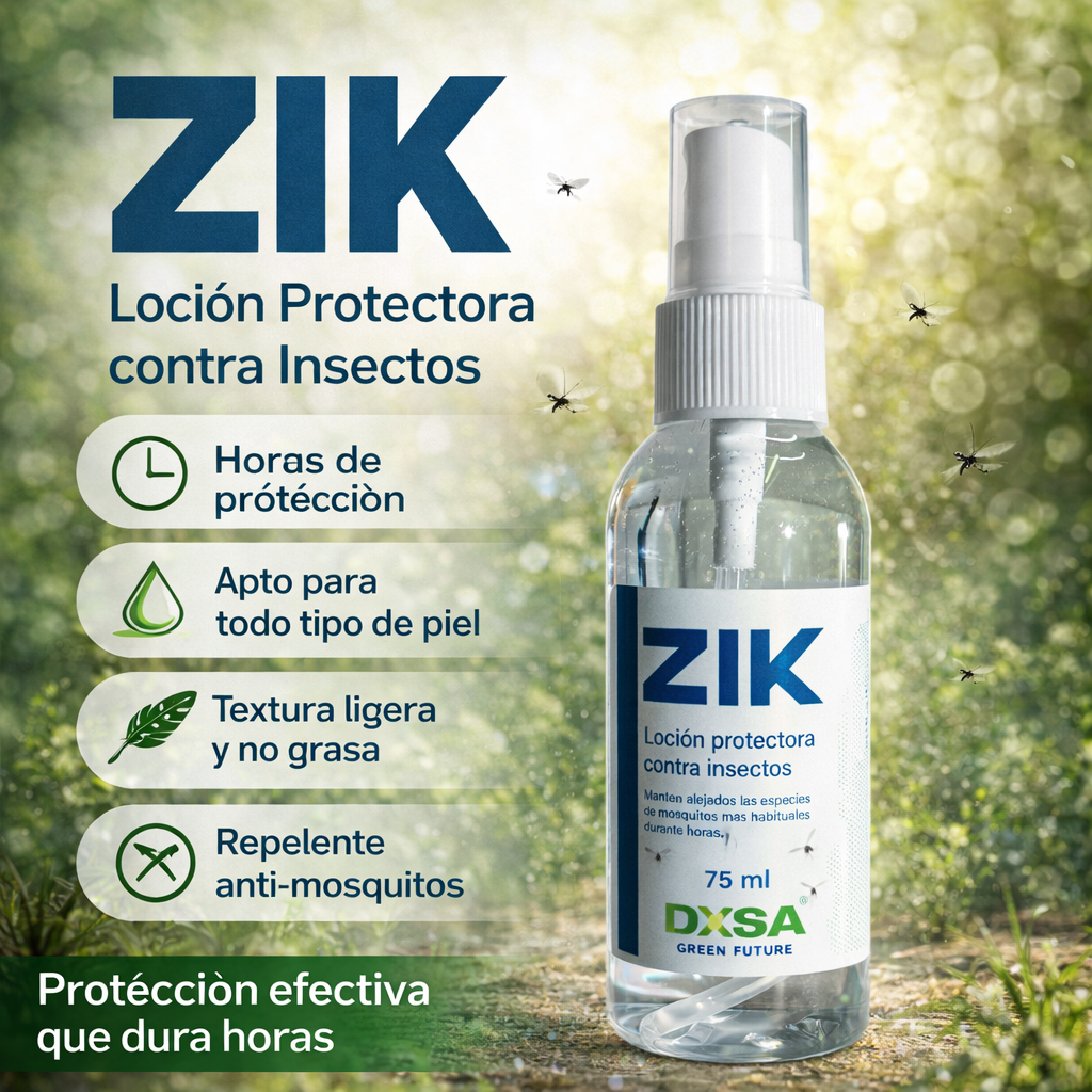 ZIK locion protectora contra picadas de insectos