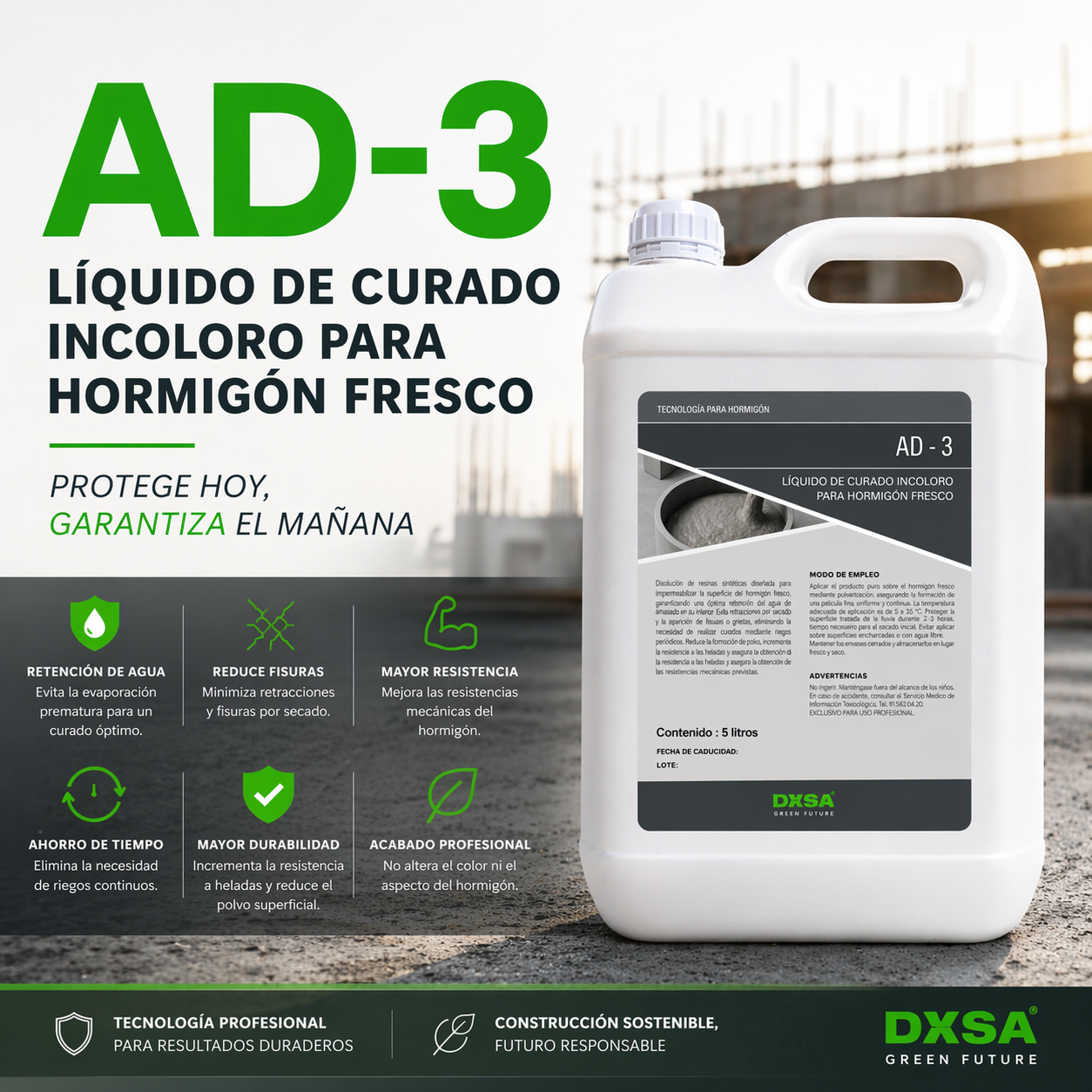 AD-3 Acelerador fraguado hormigon publi