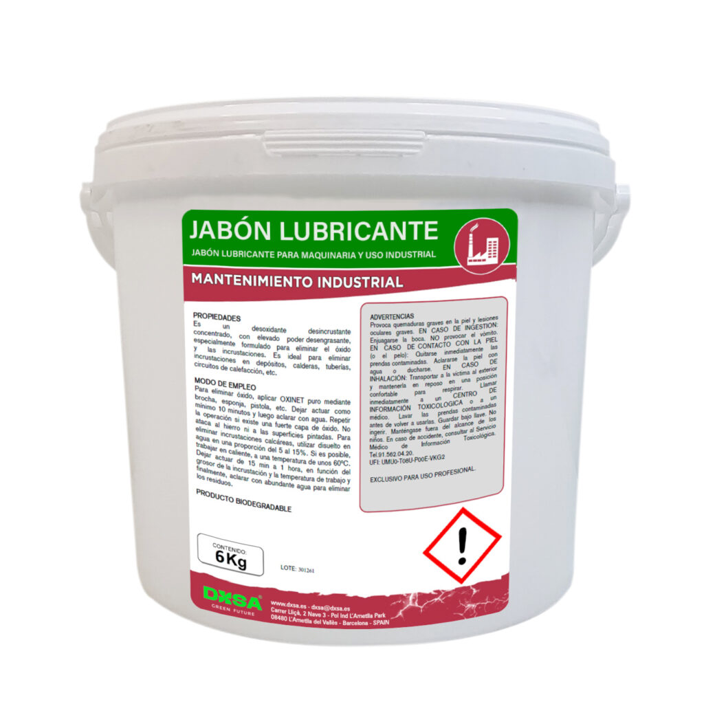 JABON LUBRICANTE Jabón lubricante para maquinaria y uso industrial