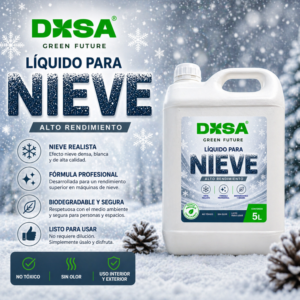 NIEVE - Liquido para la creacion de nieve artificial