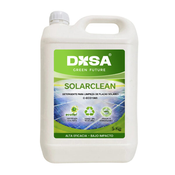 SOLARCLEAN - Detergente ecológico para la limpieza de placas solares