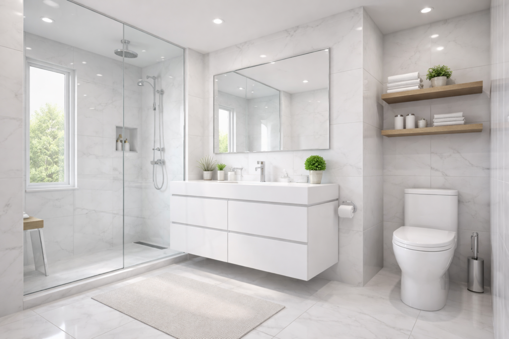 WC FLOR Baño limpio y sin cal