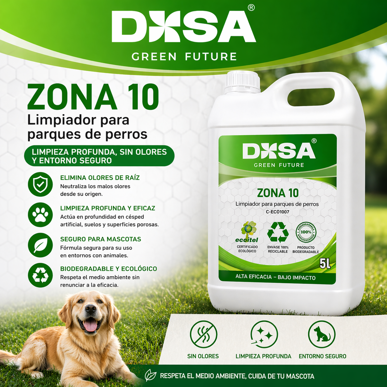 Zona 10 elimina malos olores