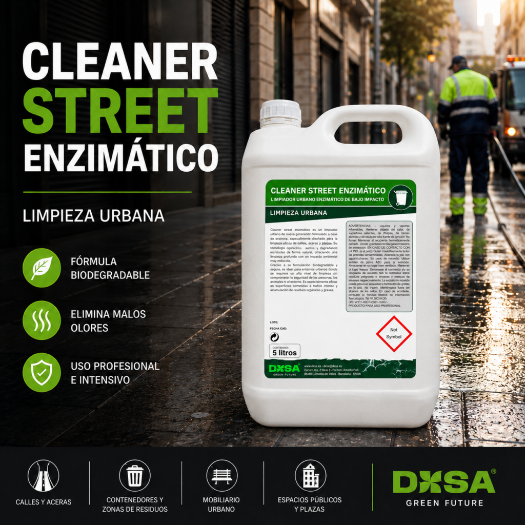 Cleaner Steet - limpiador enzimatico paralimpieza urbana publi 02