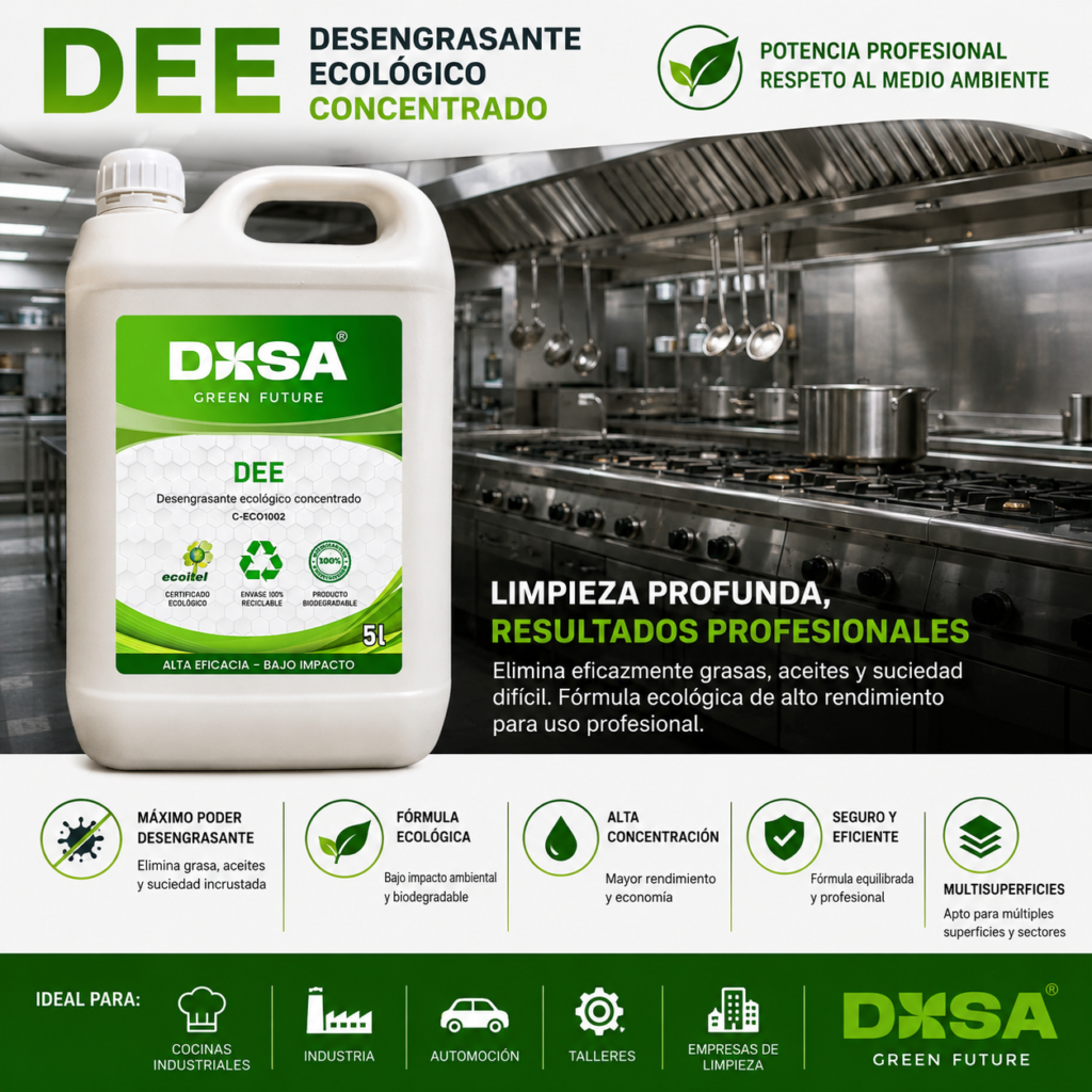 DEE desengrasante ecologico concentrado