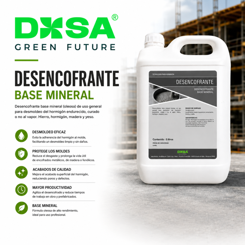 Desencofrante base mineral