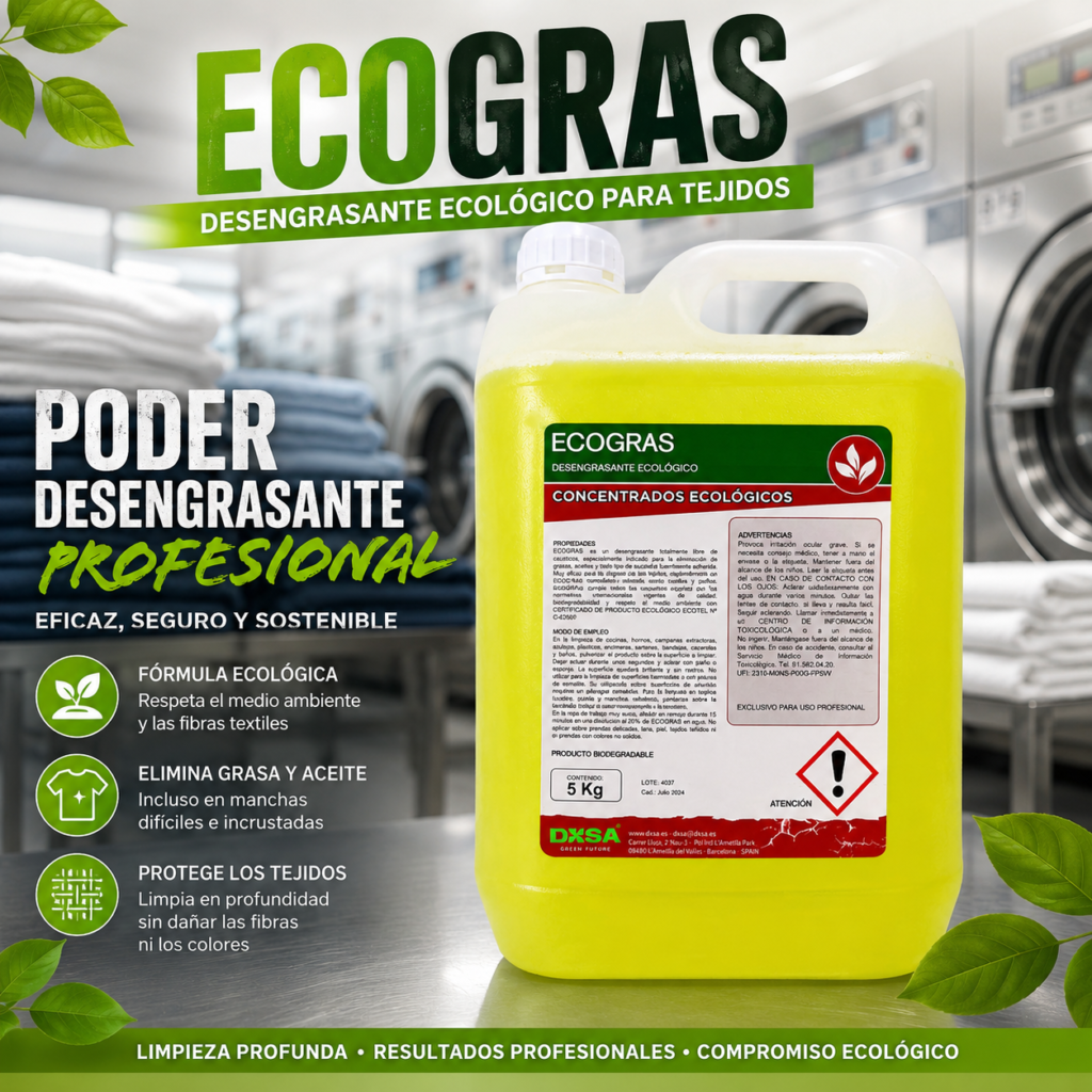 ECOGRAS desengrasante ecologico profesioal