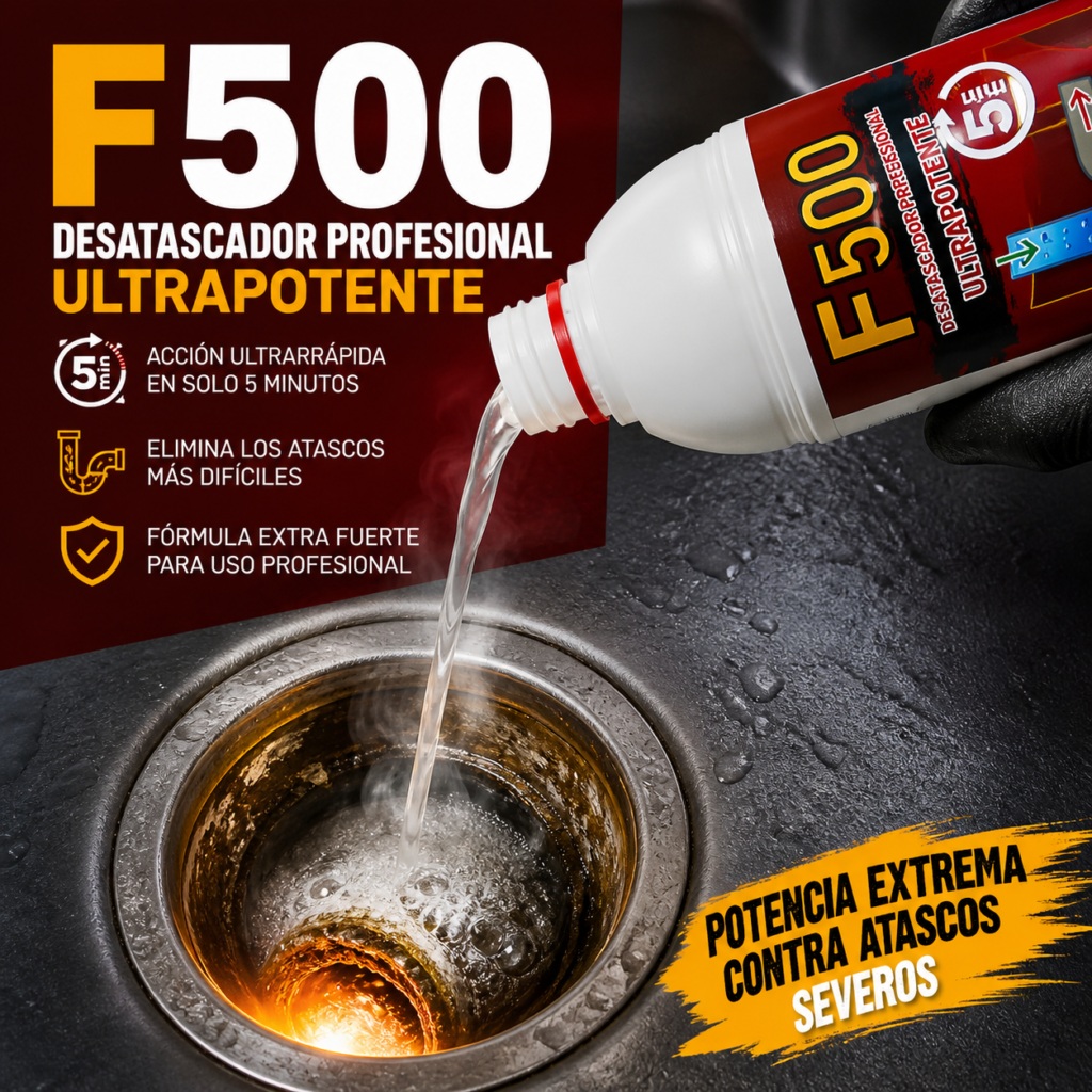 F-500 Desatascador acido