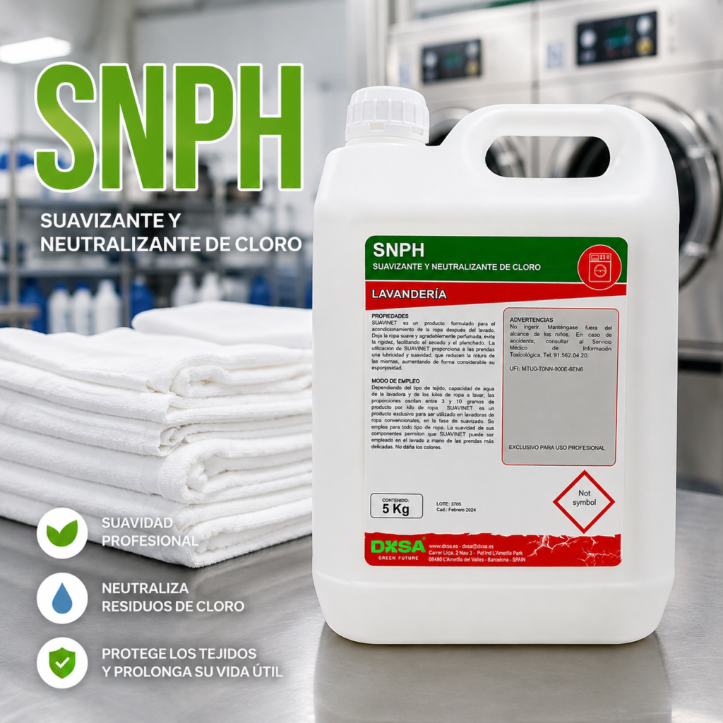 SNPH Suavizante industrial y neutralizador de cloro publi