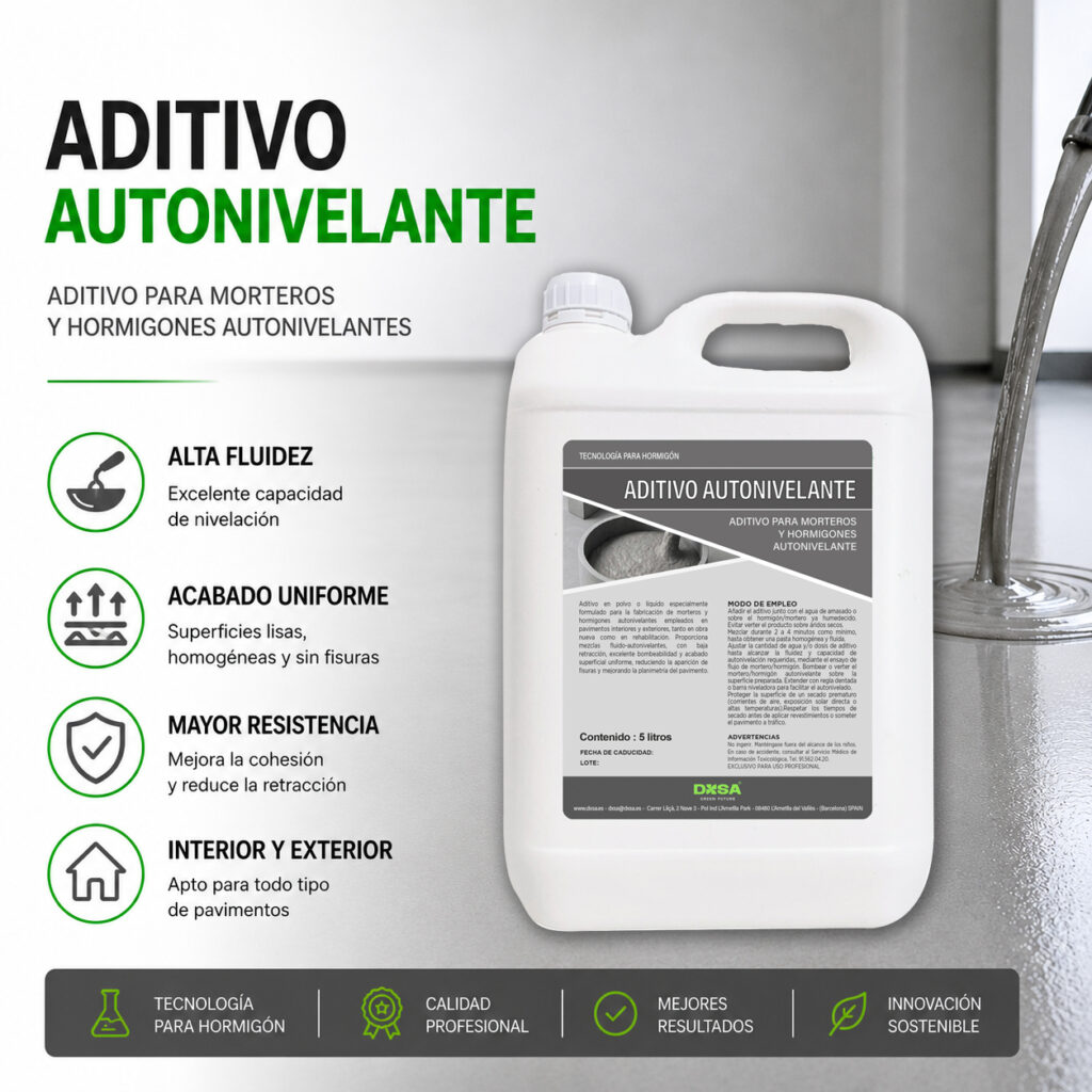 Autonivelante - Adhitivo para el nivelado de mortero publi